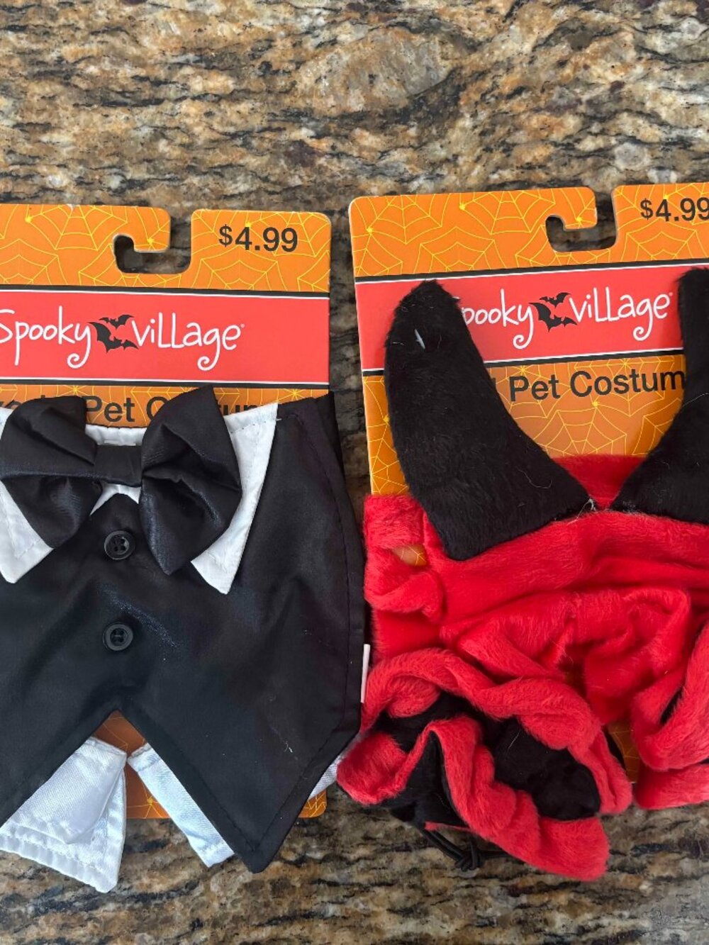 Pet Costumes (Tuxedo & Devil)